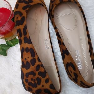 Bella Marie leopard flats
